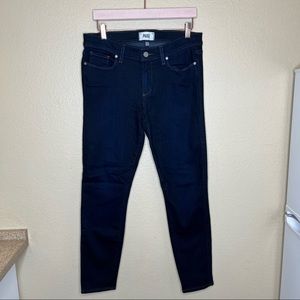 PAIGE Verdugo Ankle Jeans Dark Wash Size 31